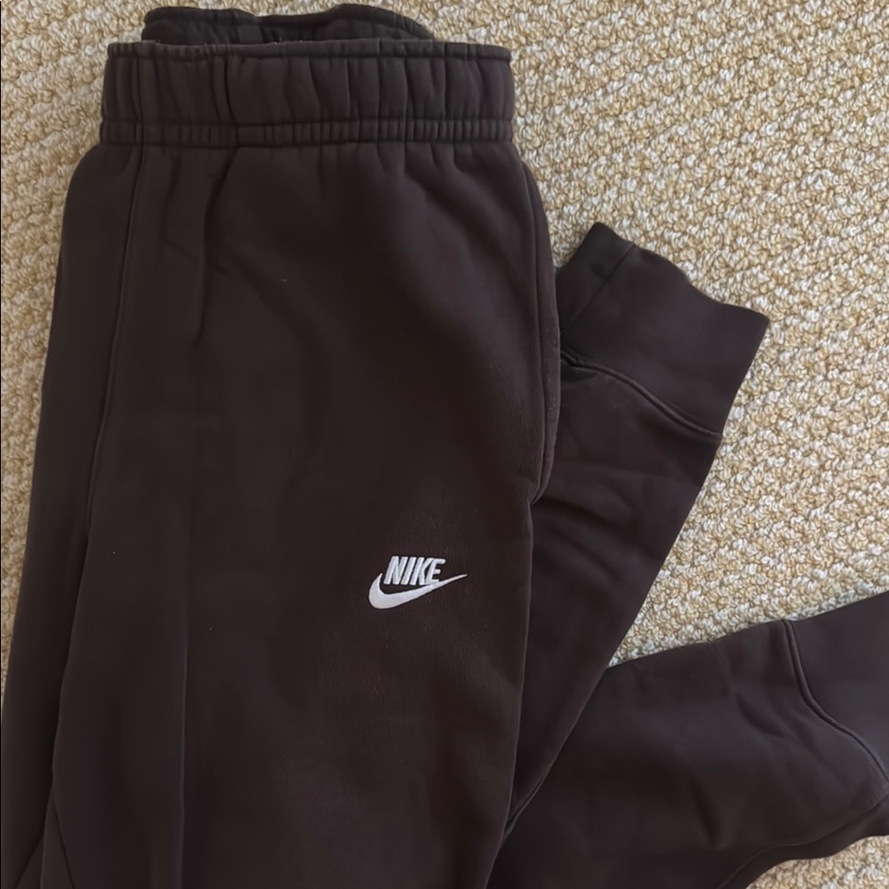 Nike Brown Sweatpants Athletic Joggers